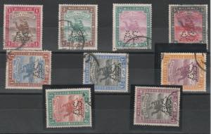 1912-22 - Francobolli di servizio n. 23/30. ... 