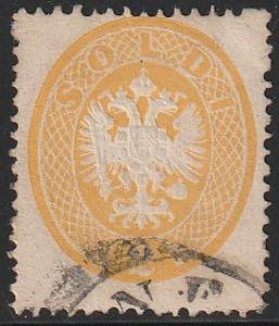 1863 - Stemma Austro-Ungarico 2 s. giallo ... 