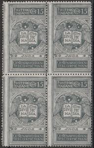 1921 - 15 c. grigio non emesso n. 116 in ... 