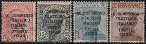 1922 - IX Congresso Filatelico Italiano, ... 