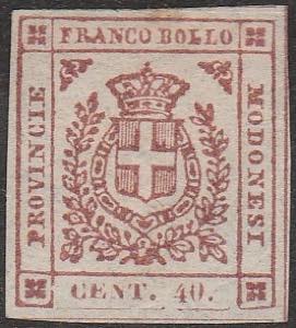 1859 - Governo Provvisorio 40 c. rosa ... 