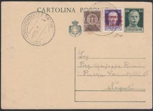 1945 - Luogotenenza - intero postale c. 60 ... 
