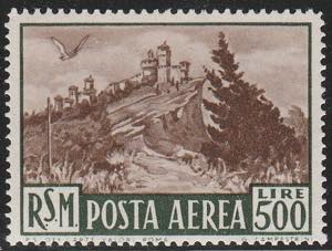  1950 - Veduta di San Marino n. 97. Cat. € ... 