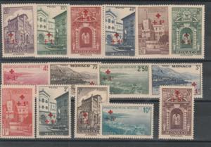 1940 - Croce Rossa, francobolli del 1939 con ... 