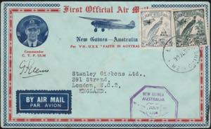 1934 - Primo volo Nuova Guinea - Australia, ... 