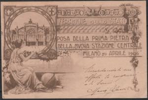 Cartolina viaggiata 1906 - Ricordo della ... 