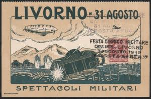  Cartolina 1919 - Spettacoli Militari ... 