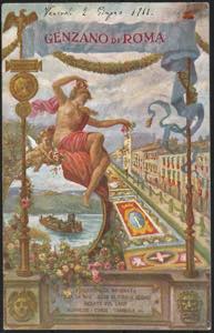 Cartolina viaggiata - Genzano di Roma 1911. ... 