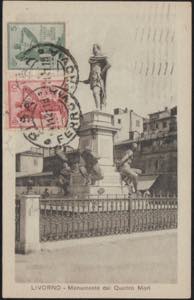 1921 - Cartolina affrancata con 5 e 10 c. ... 