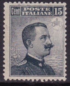 1909 - Vittorio Emanuele III, n. 86. Cat. ... 
