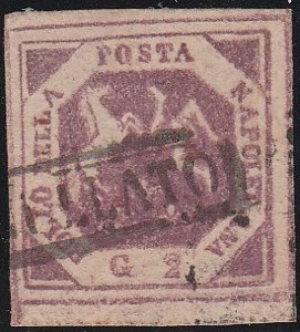 1858 - 2 gr. doppia stampa, falso per ... 