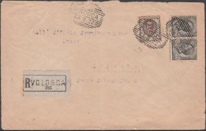 1922 Terre Redente - raccomandata con 1 lira ... 