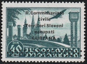 Francobollo di posta aerea di Jugoslavia 40 ... 