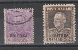 1928-9 - Soprastampati Eritrea n. 136/37. ... 