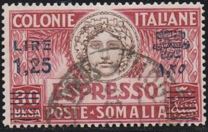 1940 - Espresso n. 8 con dent. 14. Cert. E. ... 