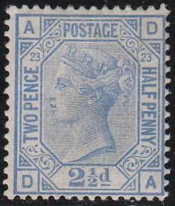 1880 - Effige della Regina Vittoria 2½ ... 