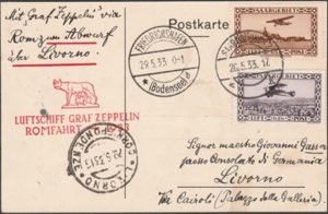 Cartolina da Saarbrucken del 20.5.1933 per ... 