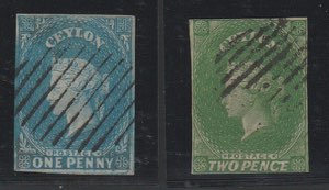 1857-8 - Effige di Vittoria n. 1/2. SPL