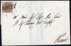 12/1/1852 - Lettera da Rieti per Narni ... 