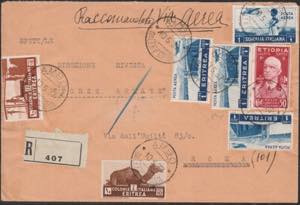 10.5.1937 - Lettera raccomandata di posta ... 
