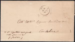 17/3/1861 - Lettera in franchigia ... 
