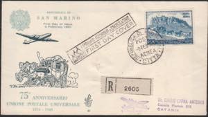 9/2/1950 - 75° Anniversario dell’ UPU n. ... 