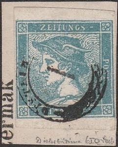 1851 - Giornali, mercurio 3 cent. I tipo ... 