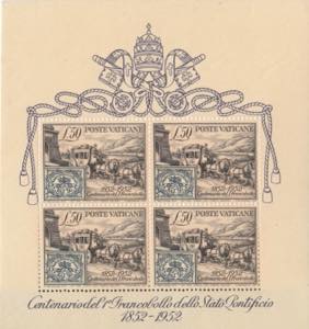 1952 - I francobollo del Pontificio n. 1. ... 