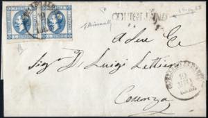  19/8/1863 - Lettera da Corigliano per ... 