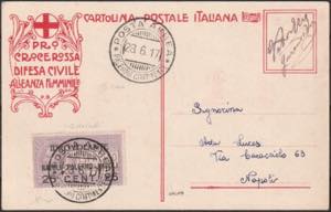 28/06.1917 - Cartolina postale ufficiale di ... 