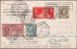 8/1/1930 - Cartolina speciale commemorativa ... 