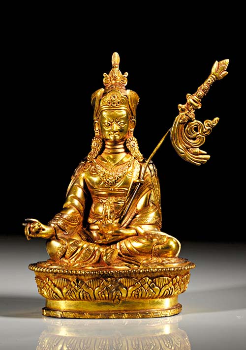 Sitzende Statue des Guru ... 