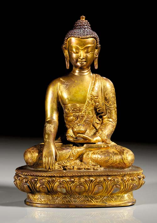 Sitzende Statue des Buddha ... 