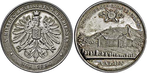 AALEN, REICHSSTADT   Medaille 1894 ... 