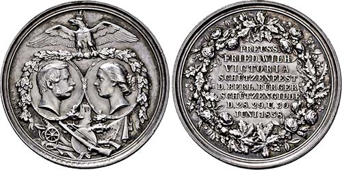 BERLIN, STADT   Medaille 1858 ... 