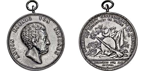 DRESDEN, STADT   Medaille 1829 ... 