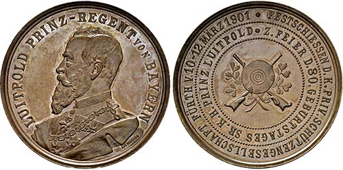 FÜRTH, STADT   Medaille 1899 ... 