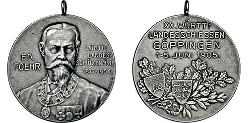 GÖPPINGEN, STADT   Medaille 1905 ... 