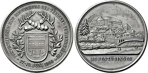 TÜBINGEN, STADT   Medaille 1900 ... 