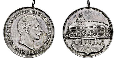 WEISSENFELS, STADT   Medaille 1892 ... 