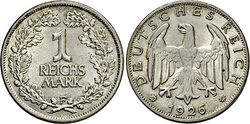 Stuttgart.1 Reichsmark 1926 F. J. ... 