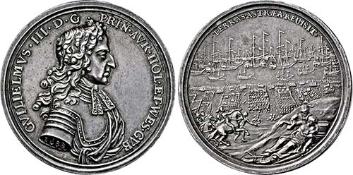 James II. 1685-1688, Medaille 1688 ... 