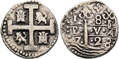 PERU   Felipe V. 1700-1746, Lima.8 ... 