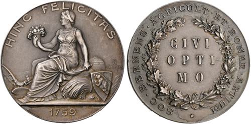 SCHWEIZ-BERN, REPUBLIK   Medaille ... 
