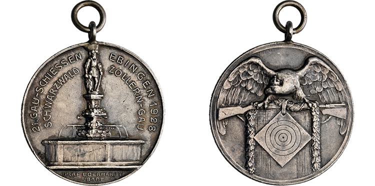 EBINGEN, STADT   Medaille 1928 ... 