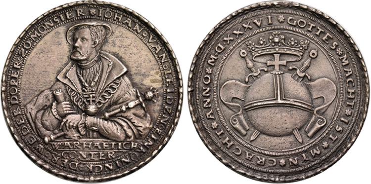 MÜNSTER, STADT   Medaille 1536 ... 