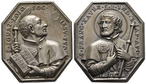 ITALIEN  Achteckige Medaille o.J. ... 