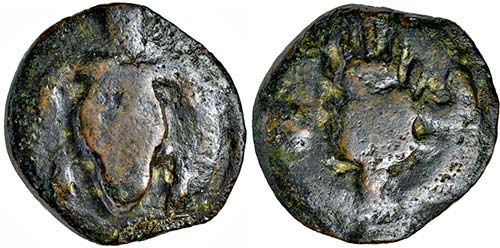 Uncia. AES GRAVE. Um 220 v. Chr. ... 