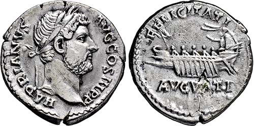 HADRIANUS. 117-138, Denar. ... 