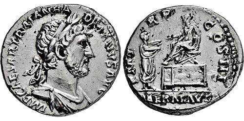 HADRIANUS. 117-138, Denar. ... 